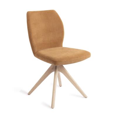 Jesper Home Eetkamerstoel 'Ikata' Revolve Oak Bleach, kleur Honey Harvest
