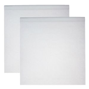 Bruiloft tafelkleed op rol - 2x - wit - 120 cm x 10 m - non woven polyester