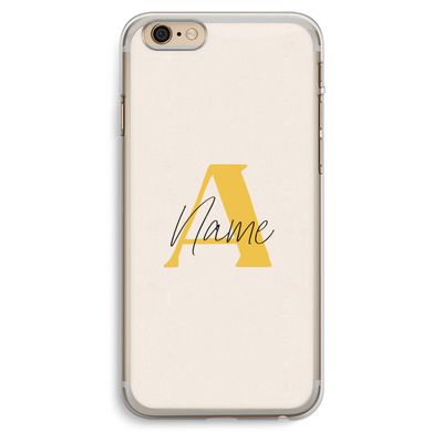 Amber Script: iPhone 6 Plus / 6S Plus Transparant Hoesje