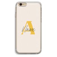 Amber Script: iPhone 6 Plus / 6S Plus Transparant Hoesje