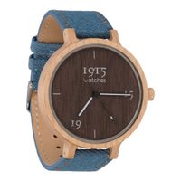 1915 Watch Raw Denim 46mm Horloge - thumbnail