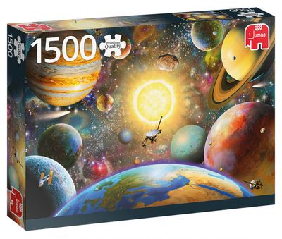 Jumbo premium floating in outer space legpuzzel 1500 stukjes