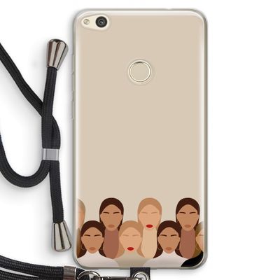 Girls girls girls: Huawei Ascend P8 Lite (2017) Transparant Hoesje met koord