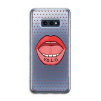 Yolo Denise: Samsung Galaxy S10e Transparant Hoesje