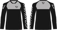 CONWAY Freeride jersey ls size s black/grey