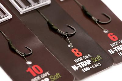 Korda Korda: N-Trap DF Rig Wide Gape Size 4 Barbed