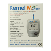 Testjezelf.nu Multicheck plus meter HB Glucose Cholesterol 1 Stuks
