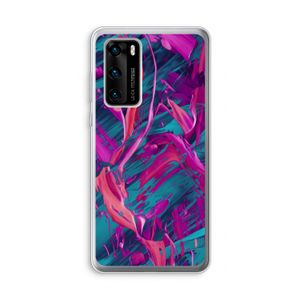 Pink Clouds: Huawei P40 Transparant Hoesje