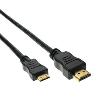 InLine 4043718097333 HDMI kabel 1,5 m HDMI Type A (Standaard) HDMI Type C (Mini) Zwart
