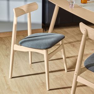 Kave Home Eetkamerstoel 'Nayme', kleur Donkergrijs