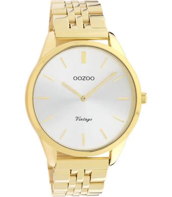 OOZOO Timepieces Horloge Vintage Goud/Zilver| C9986