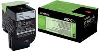 Lexmark Return Program toner 802, 1.000 pagina's, OEM 80C20K0, zwart - thumbnail