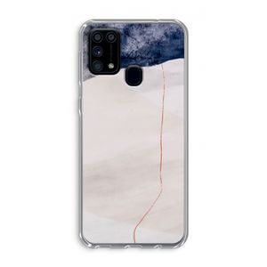 Stone White: Samsung Galaxy M31 Transparant Hoesje