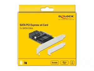 DeLOCK 90498 interfacekaart/-adapter SATA Intern