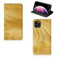 Apple iPhone 11 Pro Max Book | Wallet Case | Licht Hout