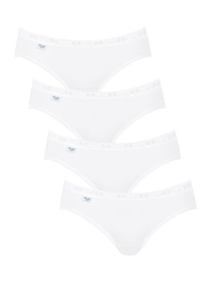 Sloggi - Basic Mini 4-pack - wit, Maat:38