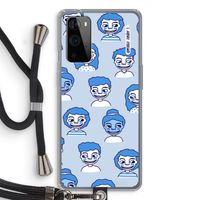 Gezichtjes: OnePlus 9 Pro Transparant Hoesje met koord