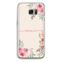 Rozen: Samsung Galaxy S7 Edge Transparant Hoesje