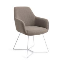 Jesper Home Eetkamerstoel 'Hiroo' Beehive White, kleur Foggy Fusion
