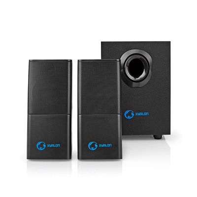 Nedis Gaming Speaker | 2.1 | 3,5 mm Male | 30 W | 1 stuks - GSPR10021BK - GSPR10021BK