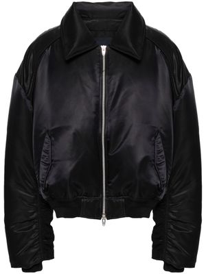 Juun.J veste bomber à col pointu - Noir