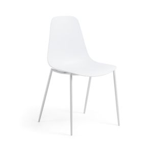 Kave Home Eetkamerstoel 'Whatts' kleur Wit