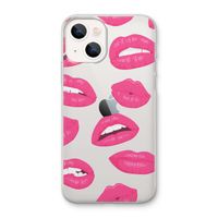Bite my lip: iPhone 13 mini Transparant Hoesje