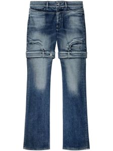 Off-White jean évasé Upside Down - Bleu