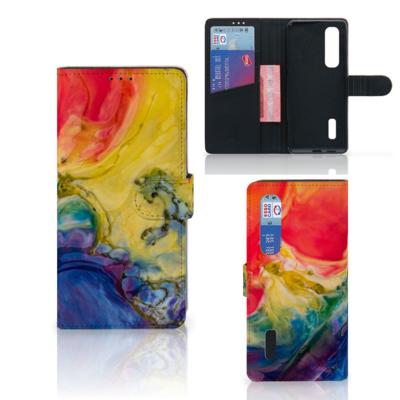 Hoesje OPPO Find X2 Pro Watercolor Dark Hoesje OPPO Find X2 Pro Watercolor Dark