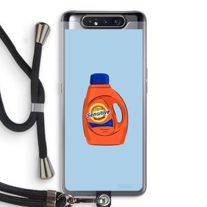 Ultra Sensitive: Samsung Galaxy A80 Transparant Hoesje met koord
