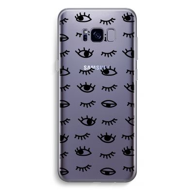 Eye pattern #2: Samsung Galaxy S8 Plus Transparant Hoesje