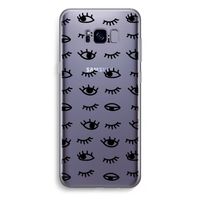 Eye pattern #2: Samsung Galaxy S8 Plus Transparant Hoesje