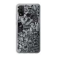 Vexx Black Mixtape: Huawei P Smart (2020) Transparant Hoesje