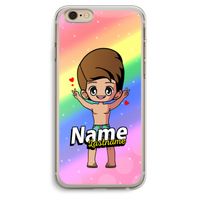 Chibi Maker man: iPhone 6 Plus / 6S Plus Transparant Hoesje