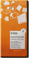 Vivani Chocoladereep Melk Caramel met Inca Zout