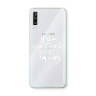 Partner in crime: Samsung Galaxy A70 Transparant Hoesje