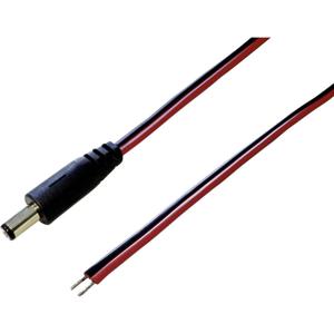 BKL Electronic Laagspannings-aansluitkabel Laagspanningsstekker - Open kabeleinde 5.5 mm 2.5 mm 2.5 mm 2.00 m 1 stuk(s)