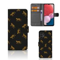 Telefoonhoesje | Met pasjeshouder | voor Samsung Galaxy A13 (4G) Leopards