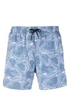 Canali short de bain à imprimé graphique - Bleu