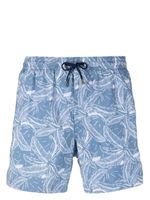 Canali short de bain à imprimé graphique - Bleu - thumbnail