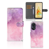 Hoesje OPPO Reno8 T 4G Pink Purple Paint