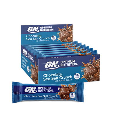 Chocolate Sea Salt Crunch Protein Bar | Optimum Nutrition | 660 X