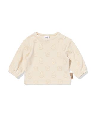 HEMA Nijntje newborn T-shirt rib ecru (ecru)