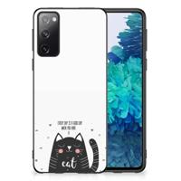 Samsung Galaxy S20 | Bumper Hoesje | Cat Good Day