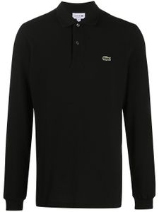 Lacoste polo à patch logo - Noir