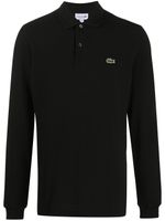 Lacoste polo à patch logo - Noir - thumbnail