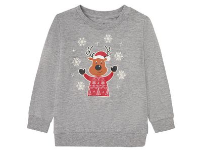 Jongens sweater met lange mouwen (86/92, Grijs)
