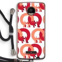 Dogs: Motorola Moto Z Force Transparant Hoesje met koord