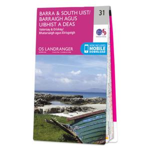 Wandelkaart - Topografische kaart 031 Landranger Barra & South Uist, Vatersay & Eriskay | Ordnance Survey