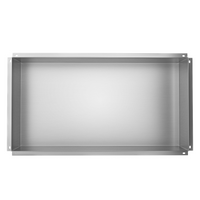 Wiesbaden inbouwnis 30 x 60 x 10 cm, rvs - thumbnail